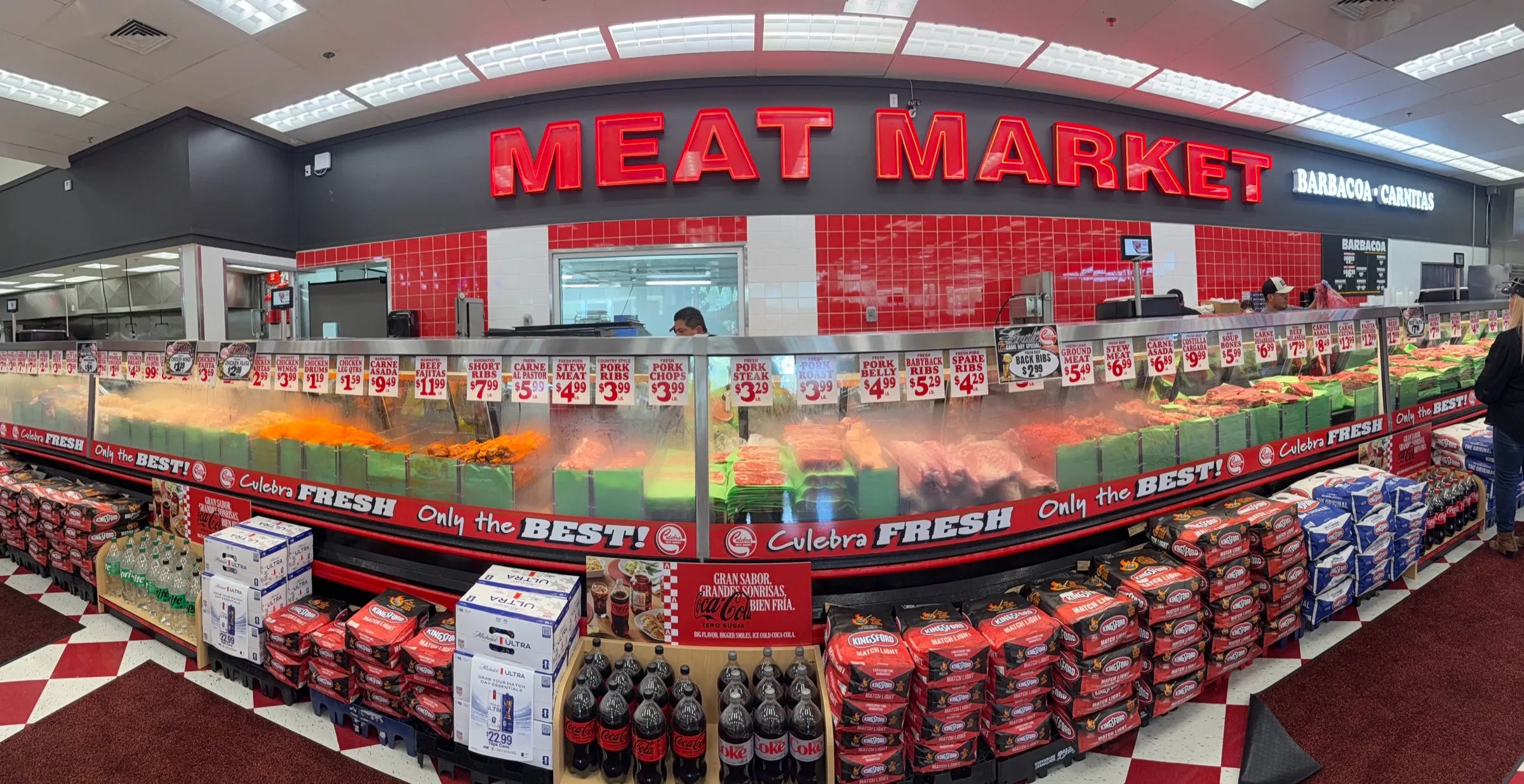 The Culebra meat market